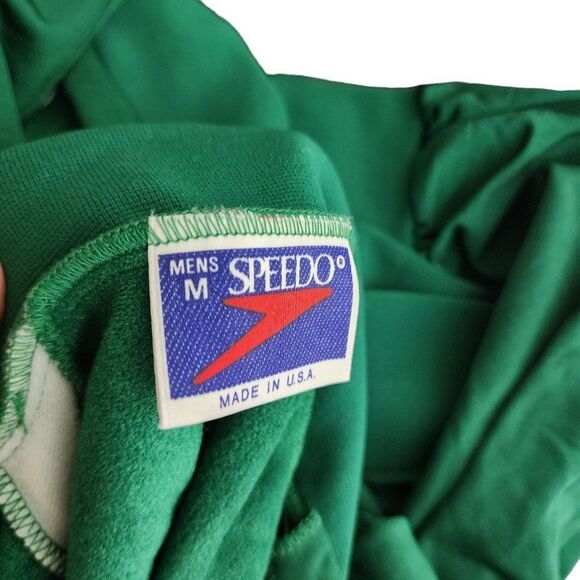 Vintage Speedo Full Zip Track Jacket Womens Size M Green NEW Deadstock - Picture 5 of 7